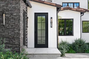 sleek and modern new front door by renewal by andersen
