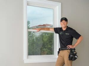 rba master installer reviewing the parts of a window